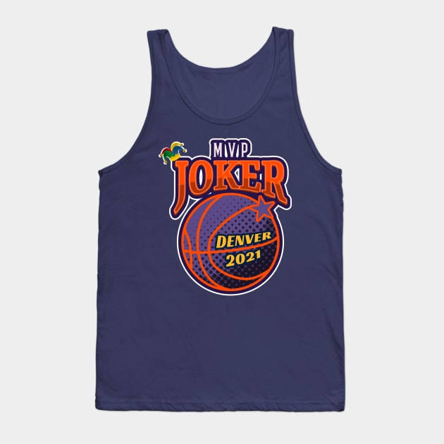 Nikola Jokic MVP Denver Nuggets 2021 Tank Top by antarte